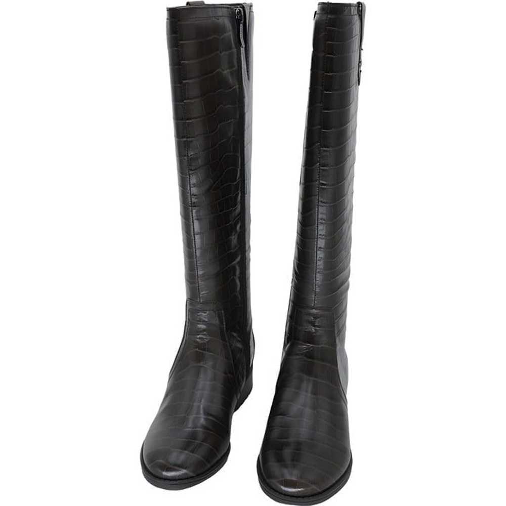 Women's Easy Spirit Rhonda Brown-Croc Boot 6 B(M)… - image 5