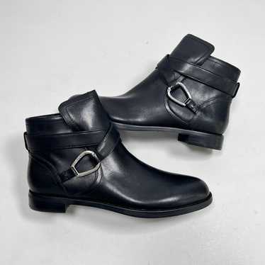 LAUREN RALPH LAUREN leather ankle boots