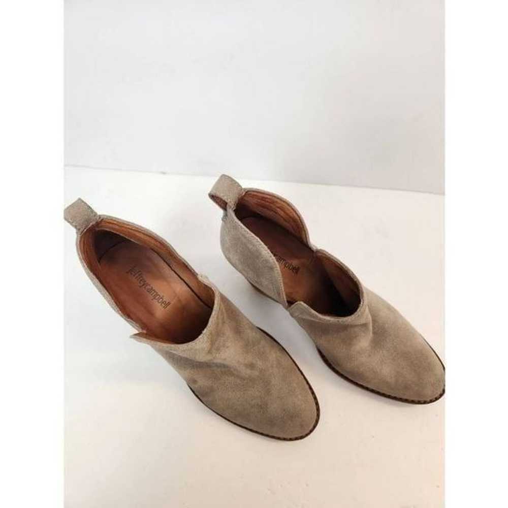 Jeffrey Campbell Bootie Gray Tan Size 8 - image 2