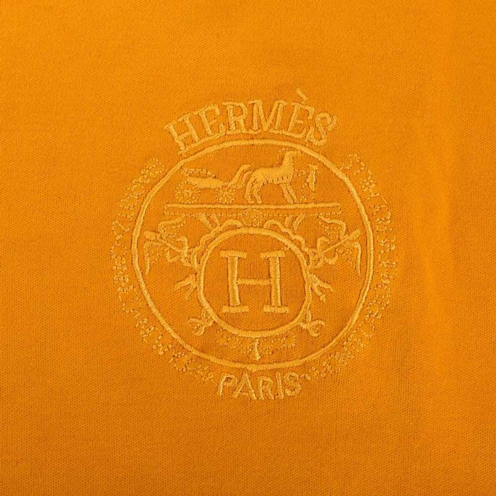 Hermes Hermes Hermes Cotton H Embroidery Long Sle… - image 4