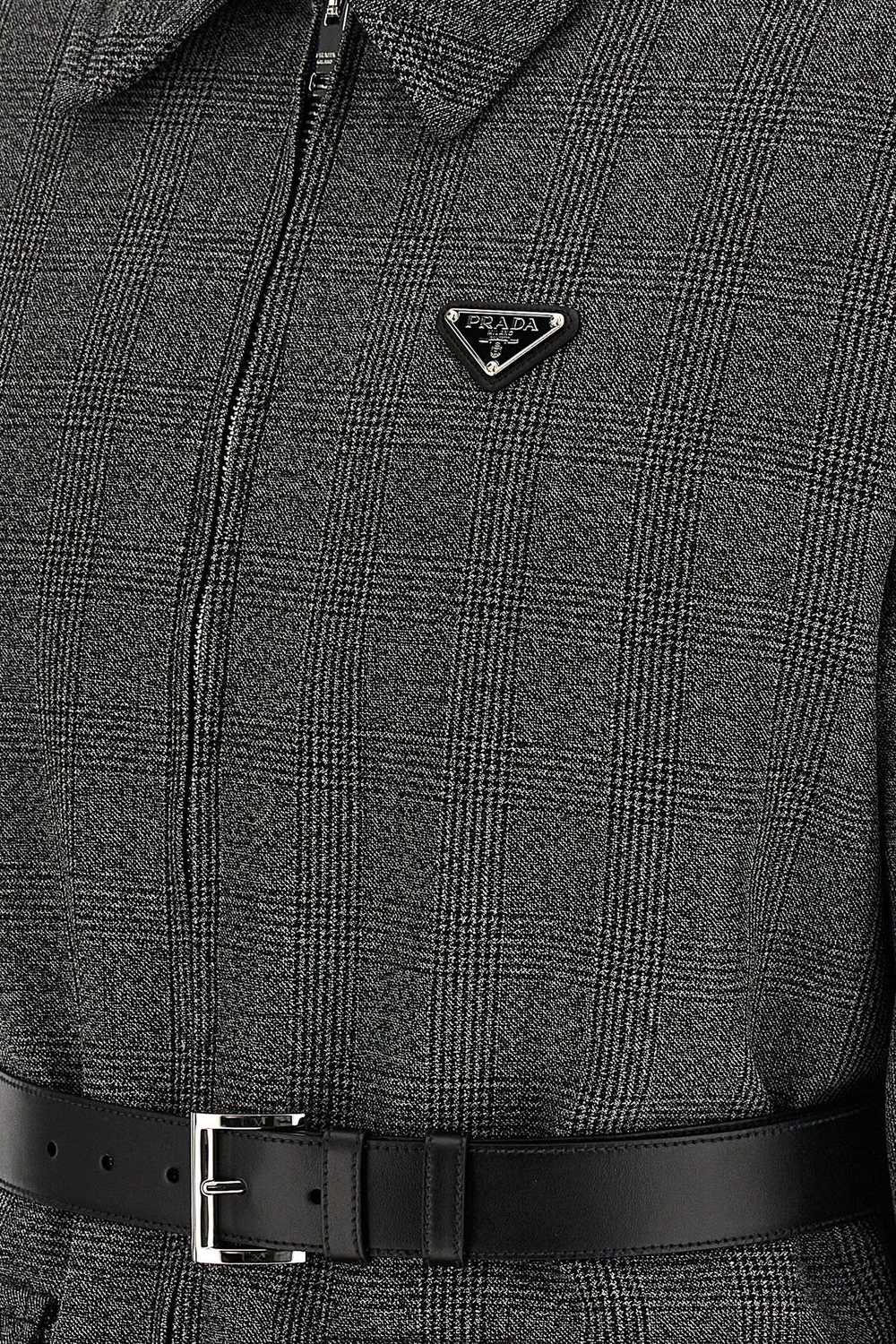 Prada Check logo down jacket - image 4