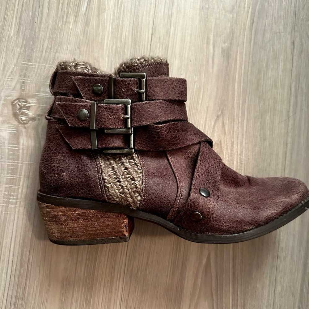 Not Rated Deep Trouble Boot Taupe  Buckle discont… - image 9