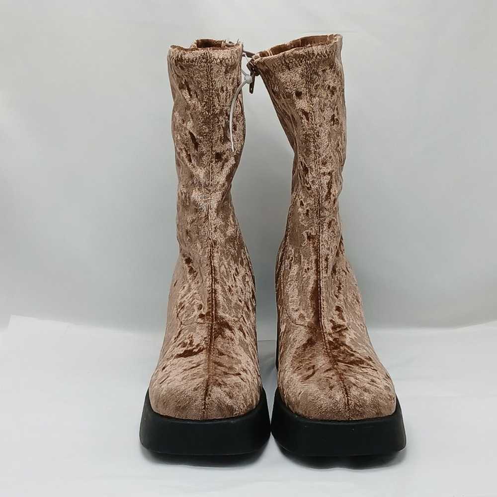 Steve Madden Klayton Sock Bootie Boots 8.5M Brown… - image 3