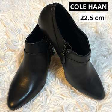 COLE HAAN short boots bootie leather black - image 1