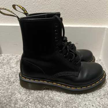 Black doc marten boots