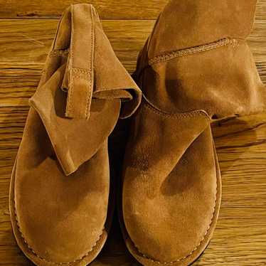 UGG Suede/Leather Ankle Boots, size 6, NWOB - image 1