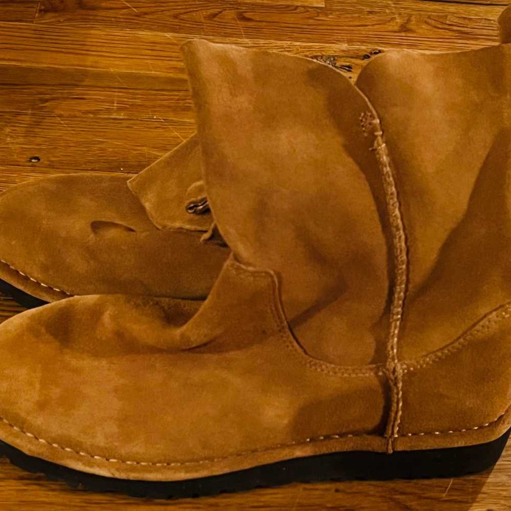 UGG Suede/Leather Ankle Boots, size 6, NWOB - image 2