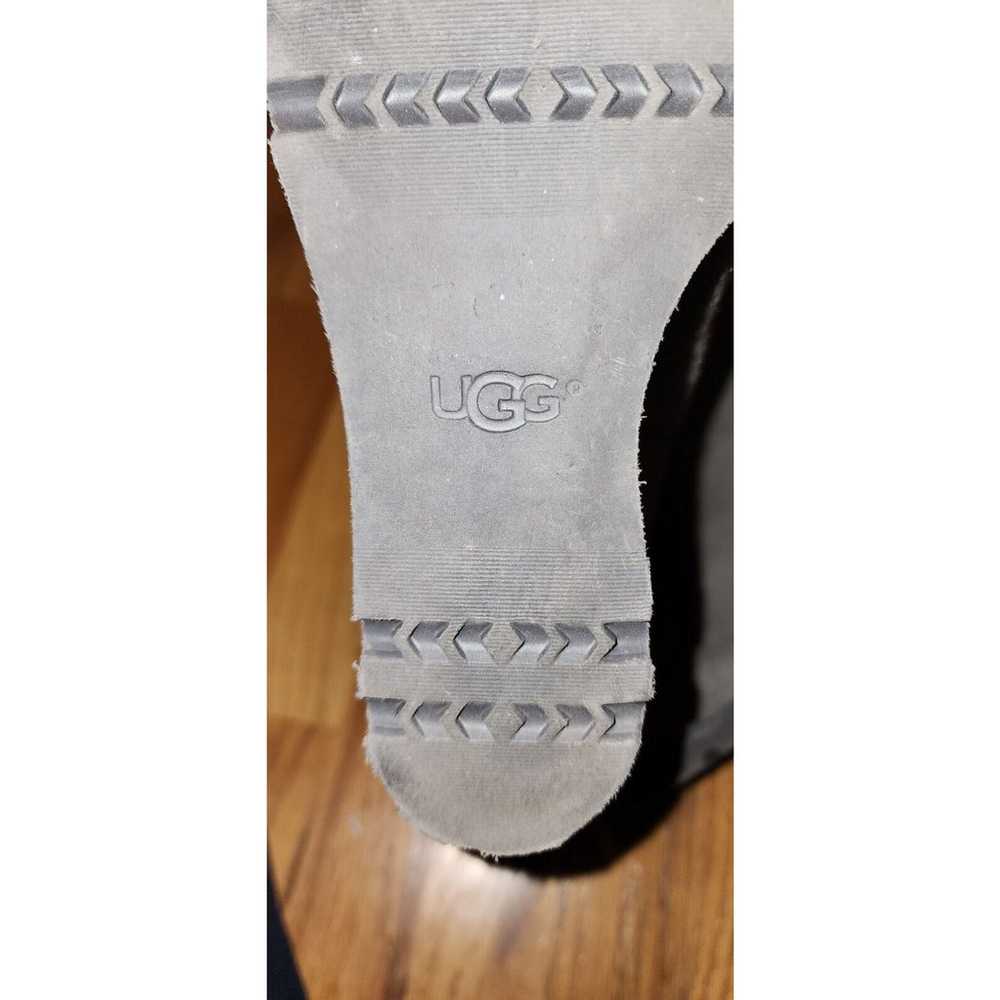 UGG Kyra Gray Wedge Boot Women Size 10 Fold Over … - image 7