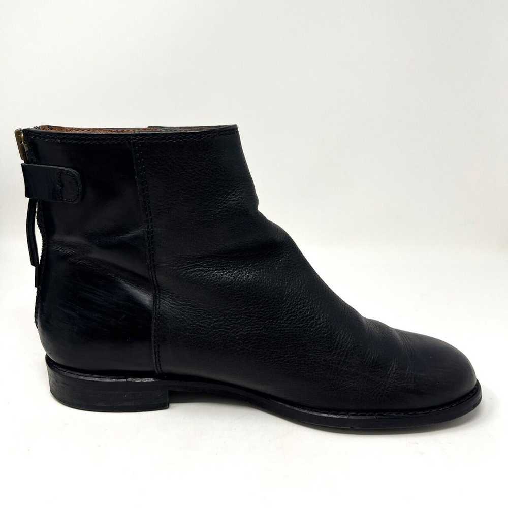 Madewell Hayes Boots Pebbled Black Leather Zip Bo… - image 6