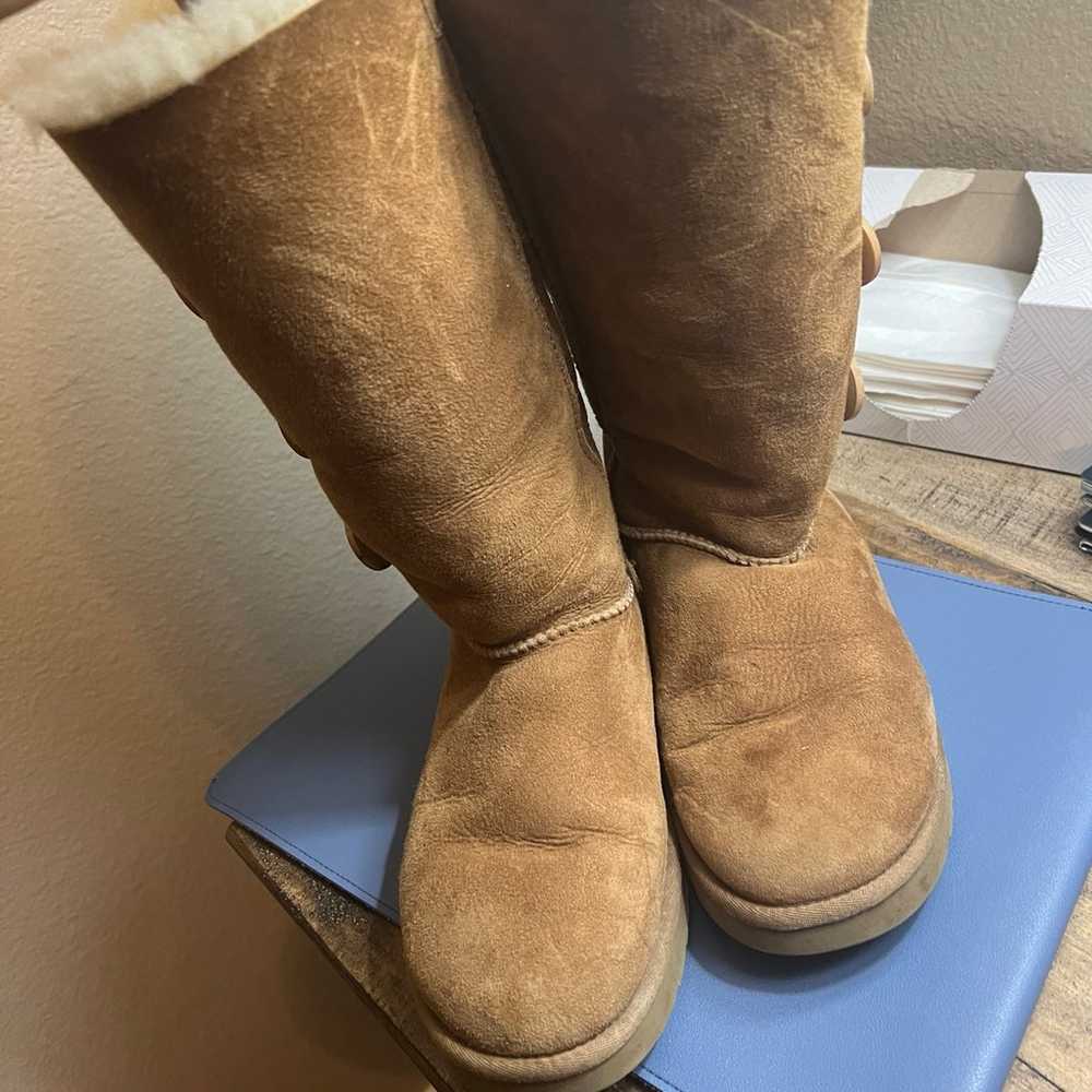 UGG Classic Tall Bailey Button  size 38 - image 5