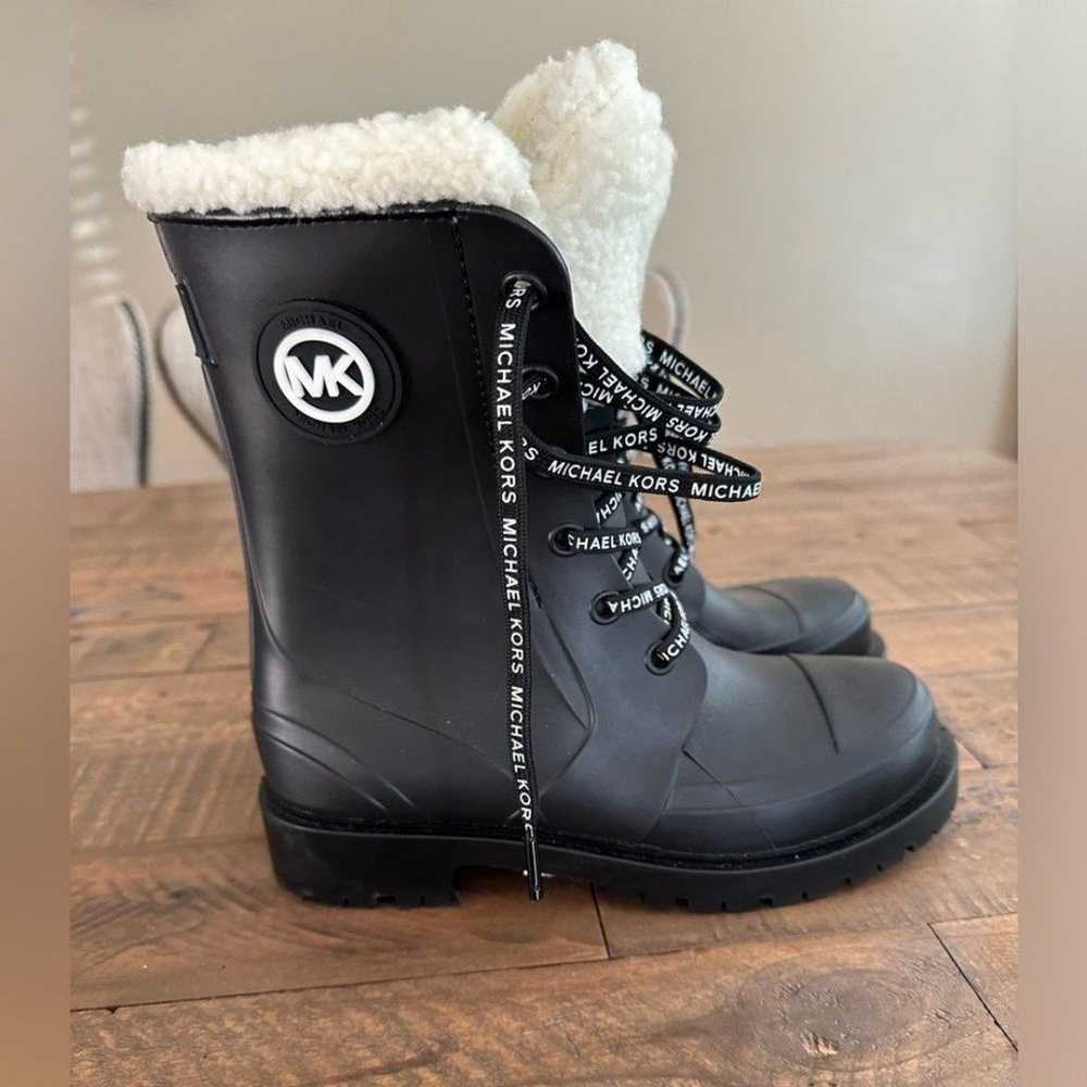 NWT Michael Kors rain/snow boots - Size 6 - image 1