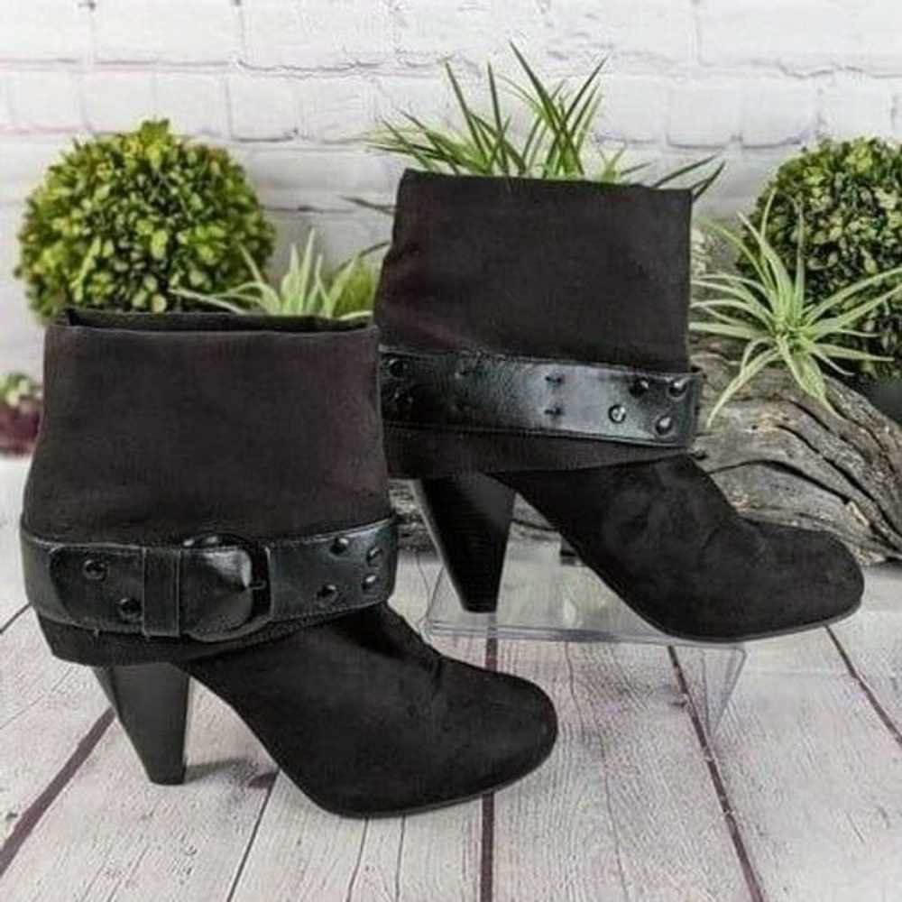 Unlisted Tucked Away Suede Ankle Boots Booties - image 3