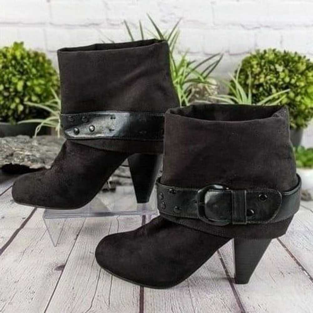 Unlisted Tucked Away Suede Ankle Boots Booties - image 4