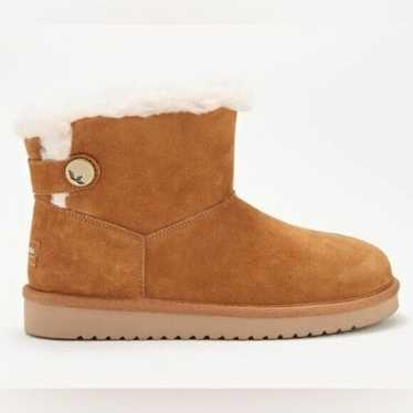 New Koolaburra by UGG Suede Button Mini Boots - J… - image 1