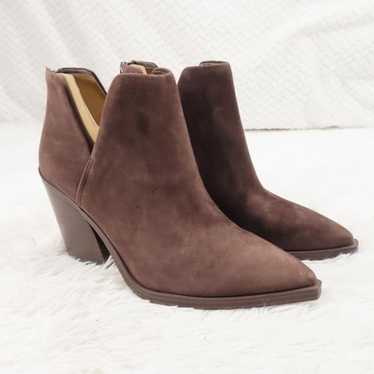 Vince Camuto Gigietta Brown Suede Bootie 7.5