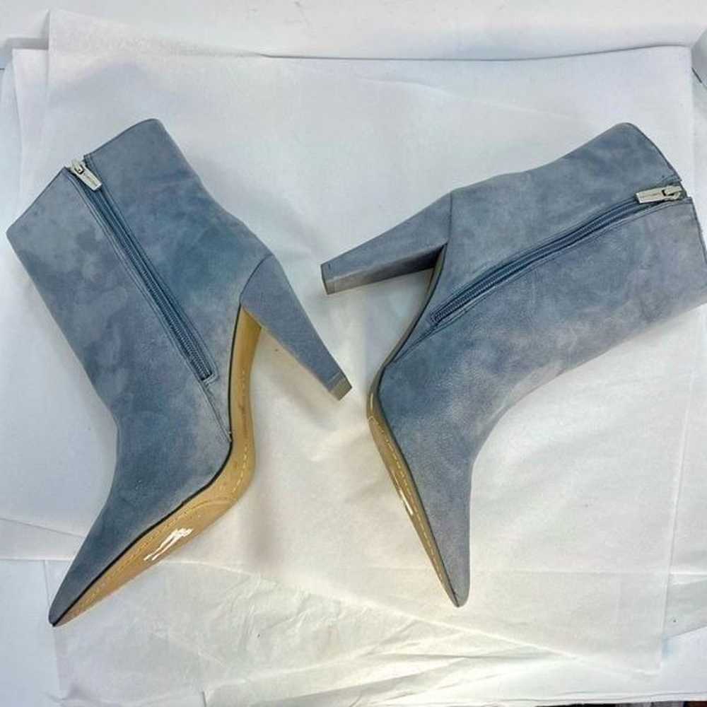 Vince Camuto Membidi Bootie Gray Pointed Toe Cone… - image 3