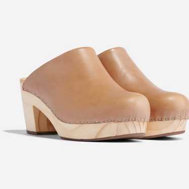 Nisolo All-Day Heeled Clog - US 10 ALMOND - image 1