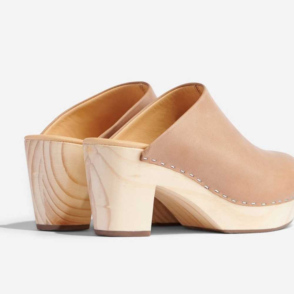 Nisolo All-Day Heeled Clog - US 10 ALMOND - image 4