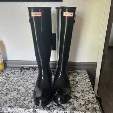 Hunter tall rain boots