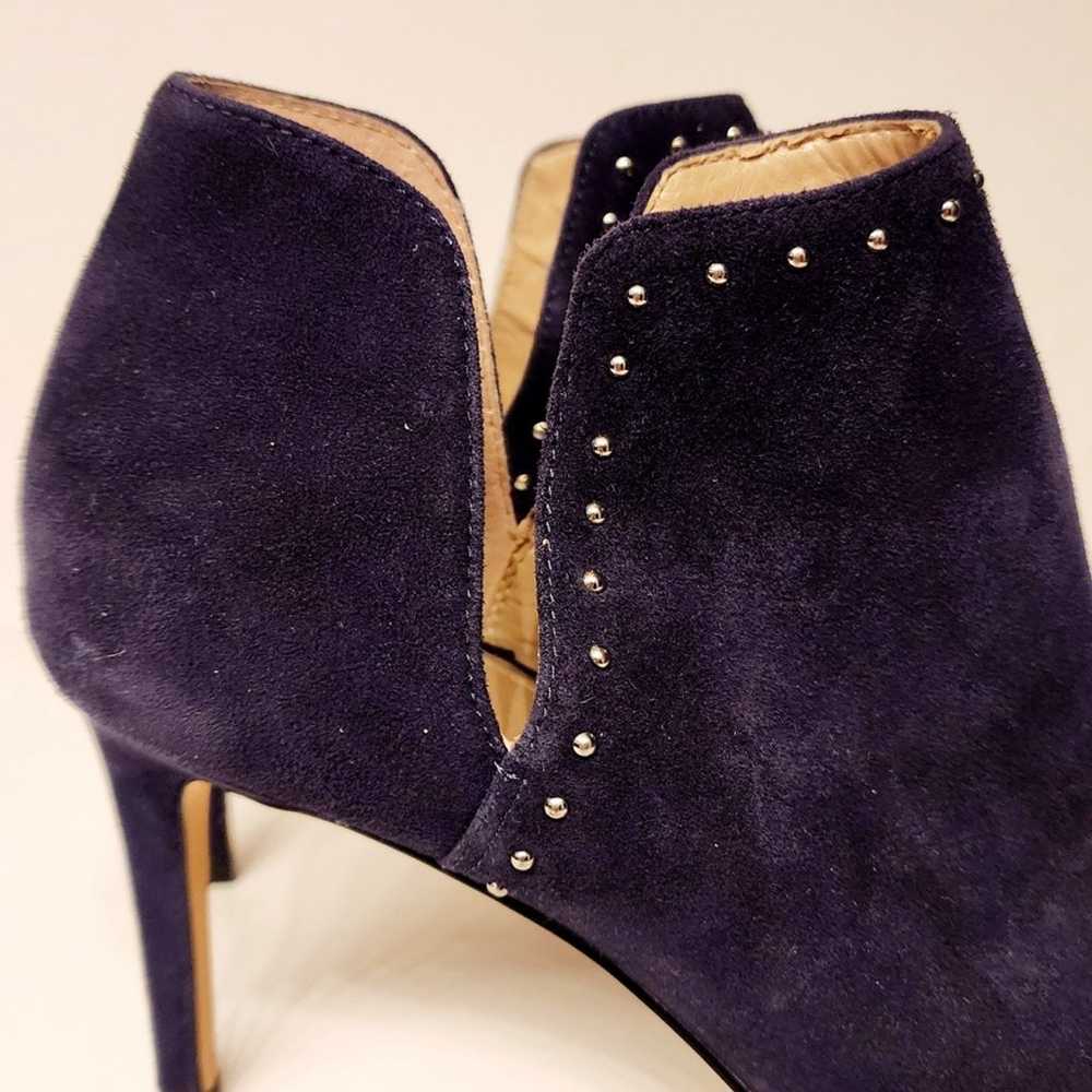 White House Black Market Blue Stud-Trim Suede Boo… - image 7