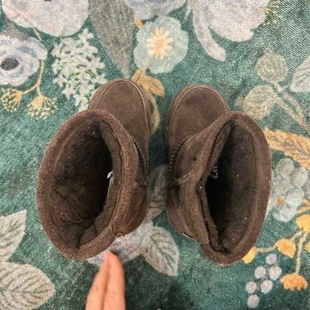 BearPaw Toddler Boots Shearling Fur Lined Brown S… - image 5