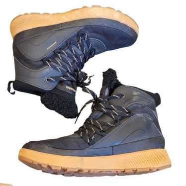 Columbia Black Waterproof Platform Snow Boots