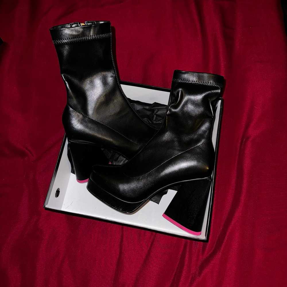 La Moda SO CHIC PLATFORM ANKLE BOOTS - image 3