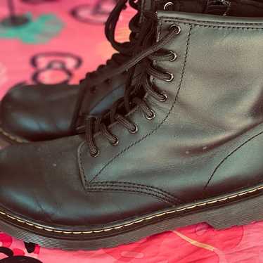 Doc Martens black combat boots