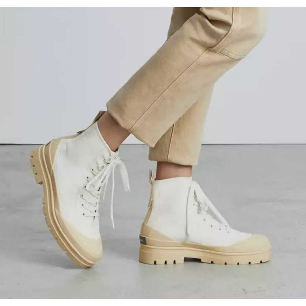 Everlane Womens The Canvas Utility Boot 6 Cream L… - image 11