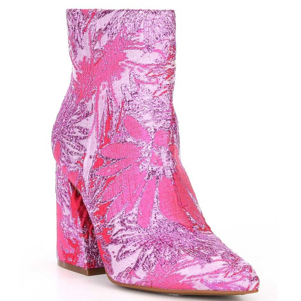 NEW Gianni Bini Callen Floral Brocade Block Heel … - image 9