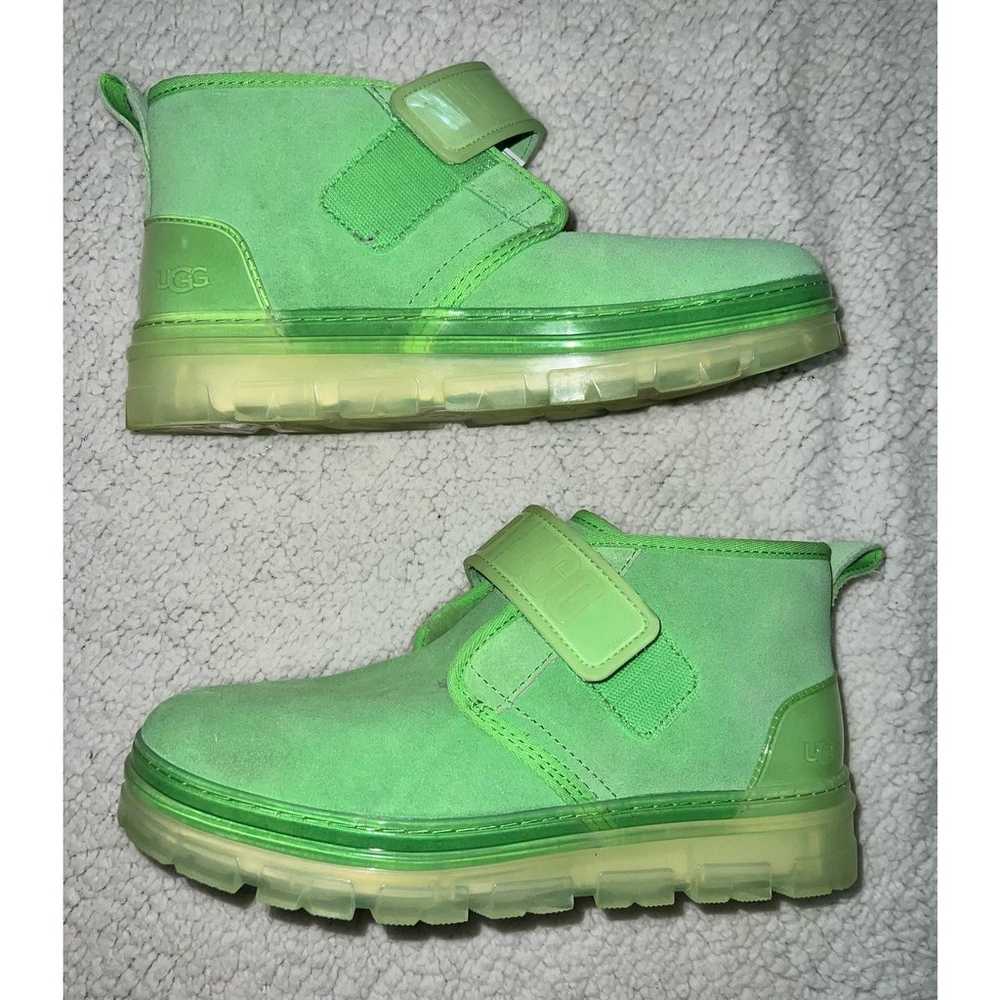 UGG Neumel Clear Neon Green Chukka Boots - size 1… - image 6