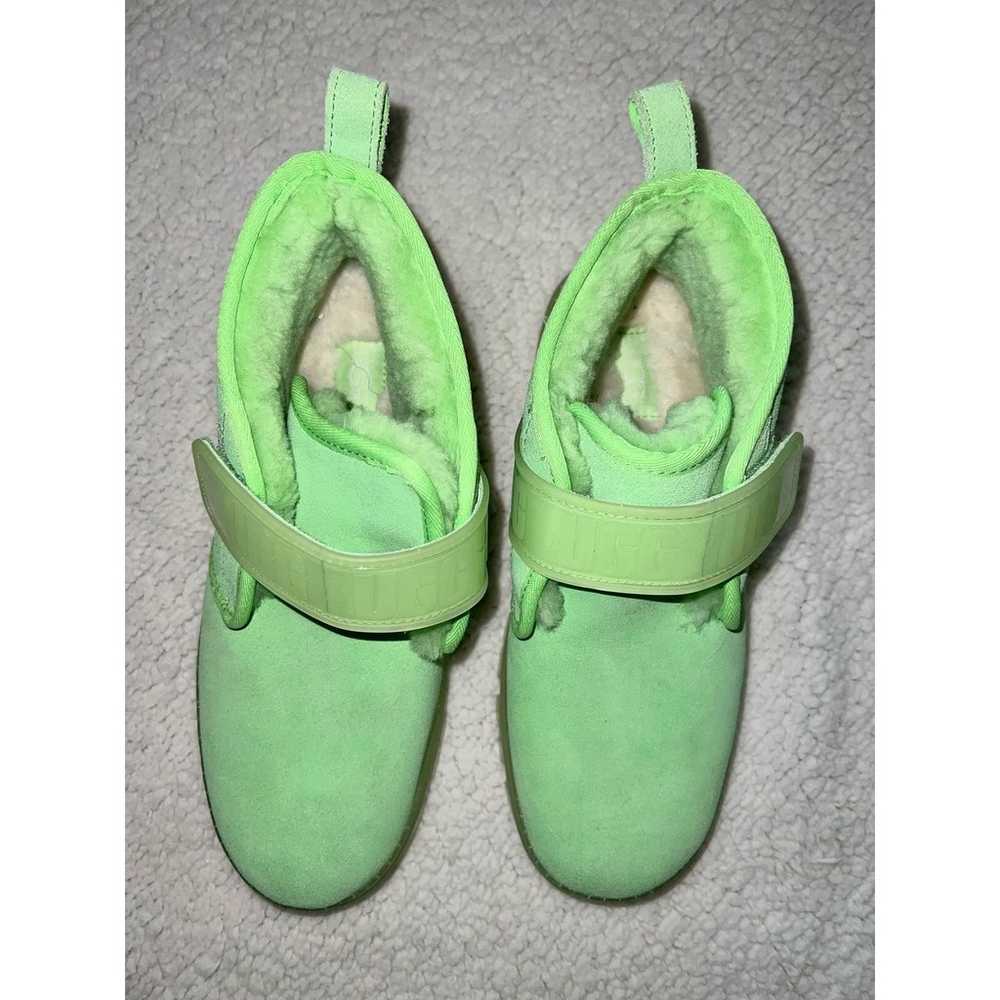 UGG Neumel Clear Neon Green Chukka Boots - size 1… - image 9