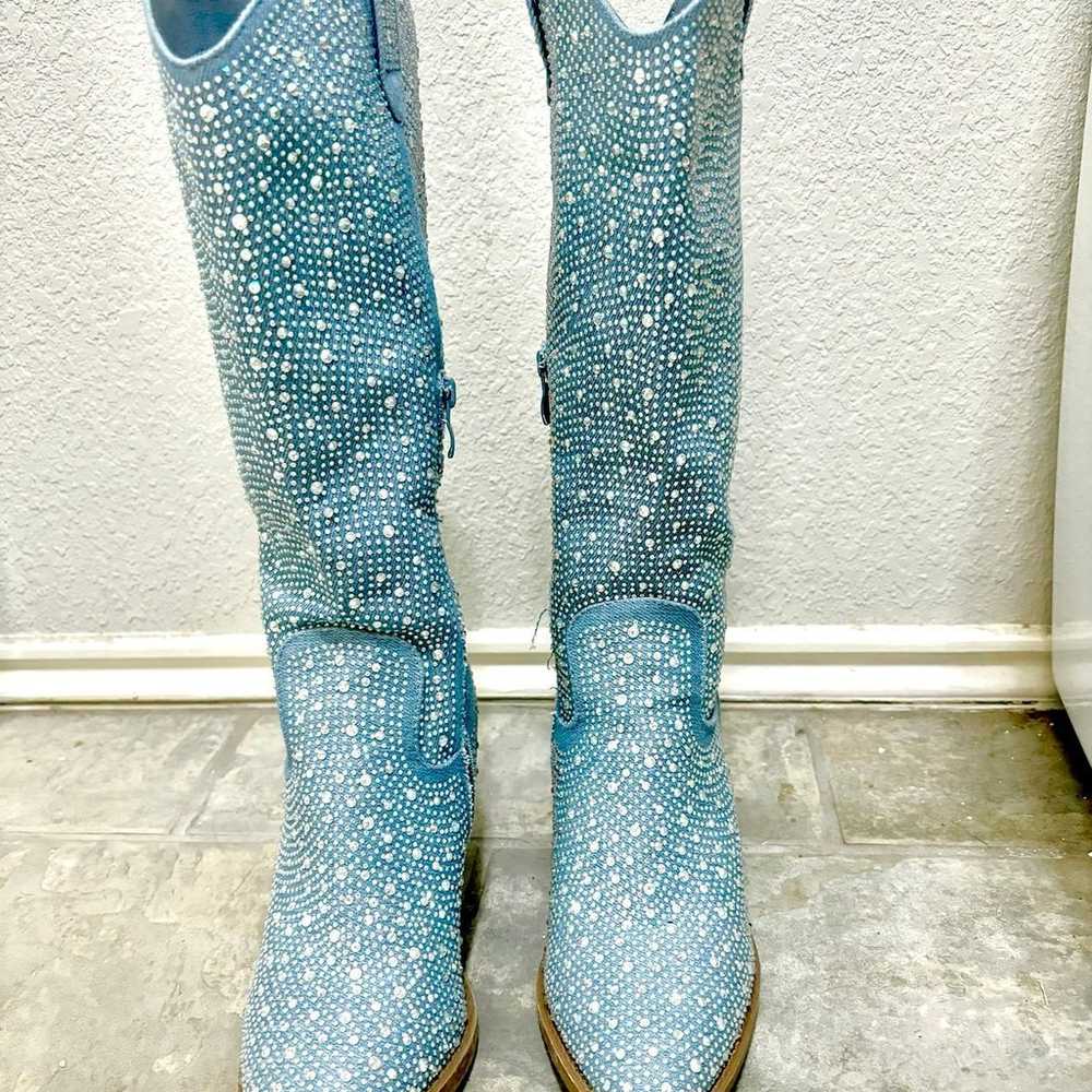 Stunning Bedazzle cowgirl boots - image 1