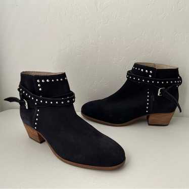 Boden Keira Embellished Studded Suede Ankle Boots 