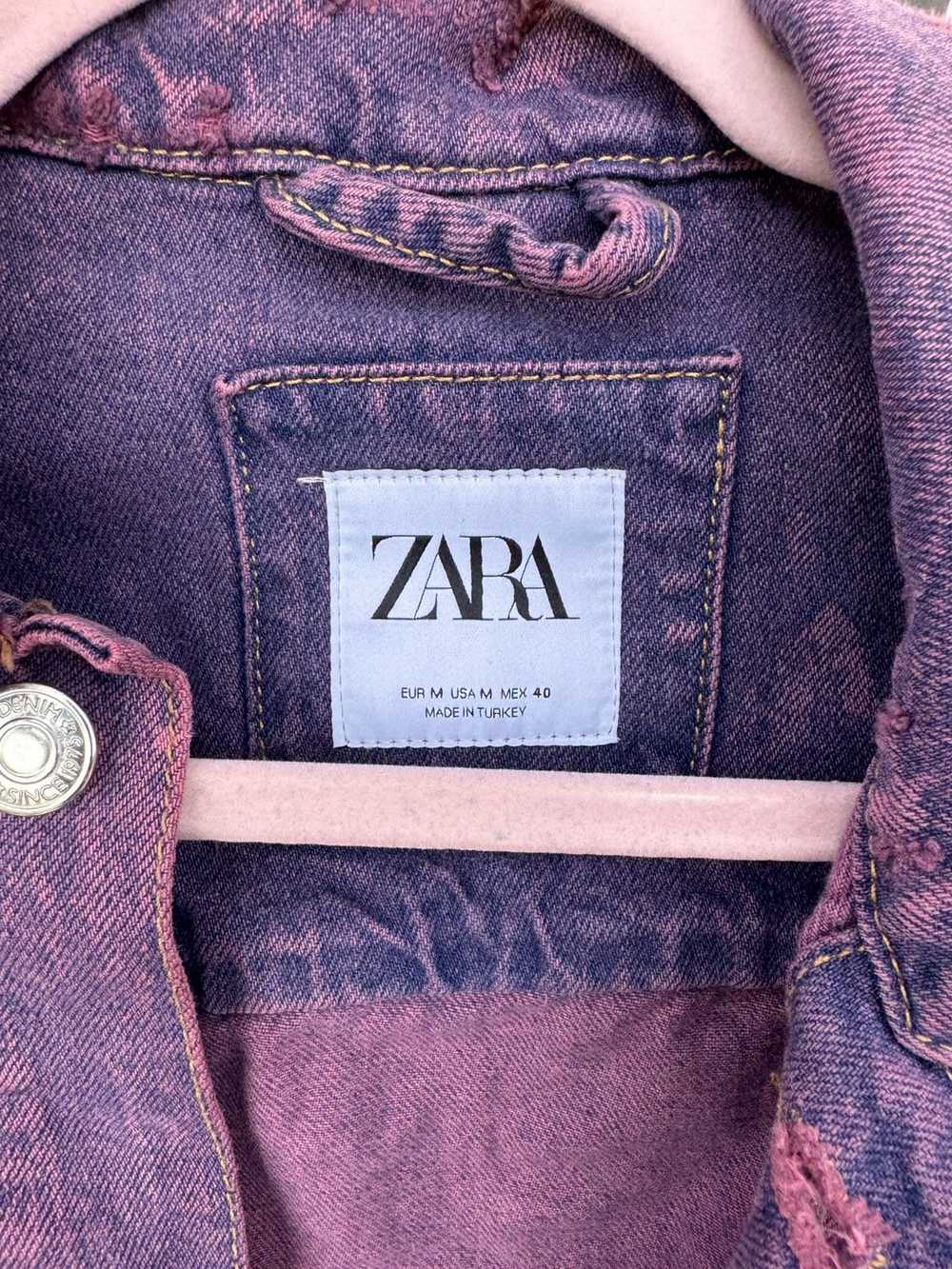 Zara Zara purple denim jacket - image 2