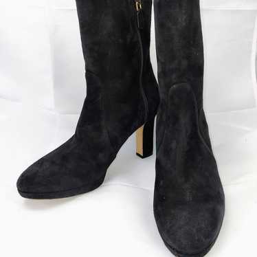 Stuart Weitzman Black Suede heeled boots, tall boo