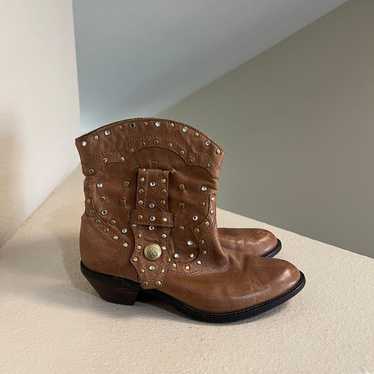 Vince camuto women Cowboy western moto boots. 6.5 - image 1