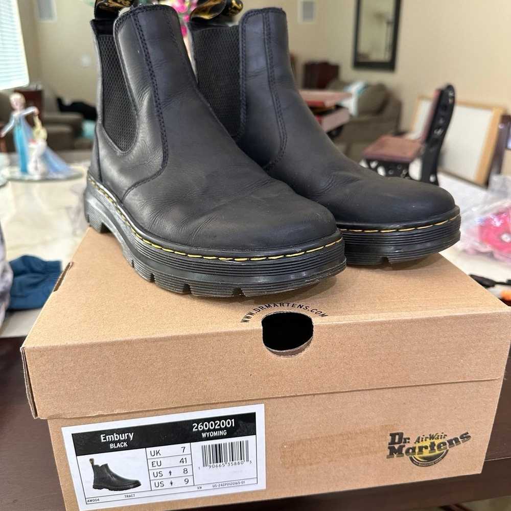 Dr. Martens Black Boots Chelsea wyoming Embury Wo… - image 1