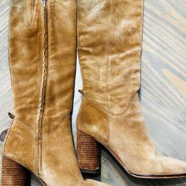 Sam Edelman Camellia Tan Suede Boots