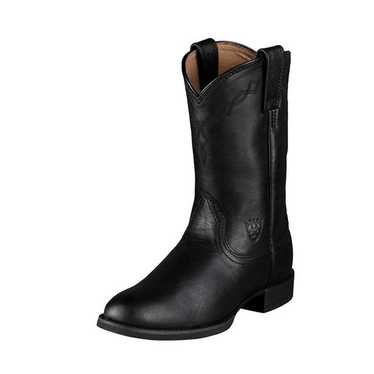 Ariat Women's Heritage Roper Cowboy Boot in Black… - image 1