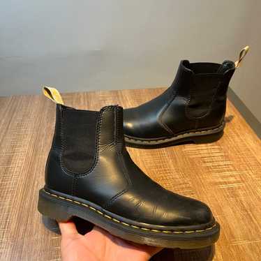 Dr Martens Vegan 2976 Women Size 6 Black Leather … - image 1