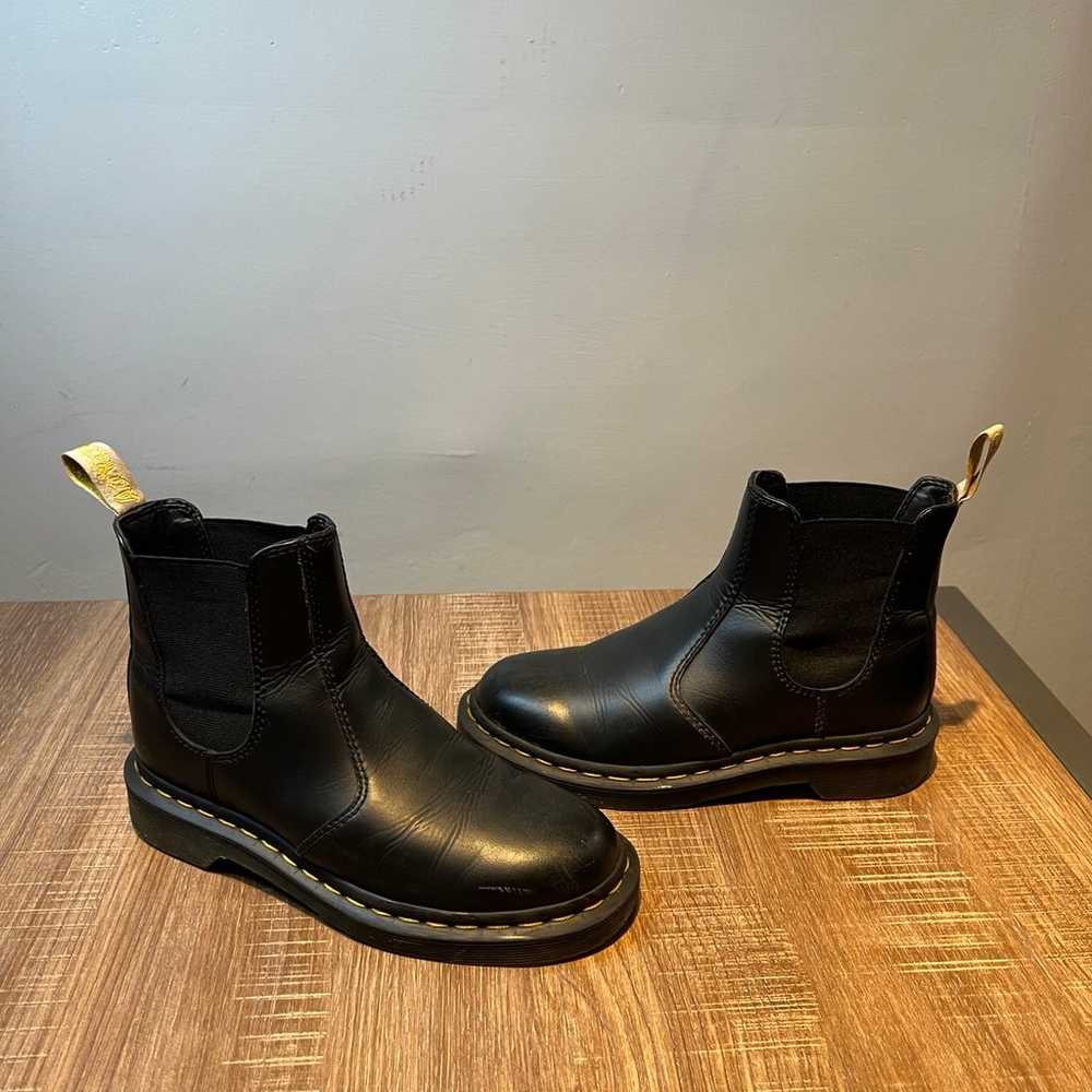 Dr Martens Vegan 2976 Women Size 6 Black Leather … - image 2