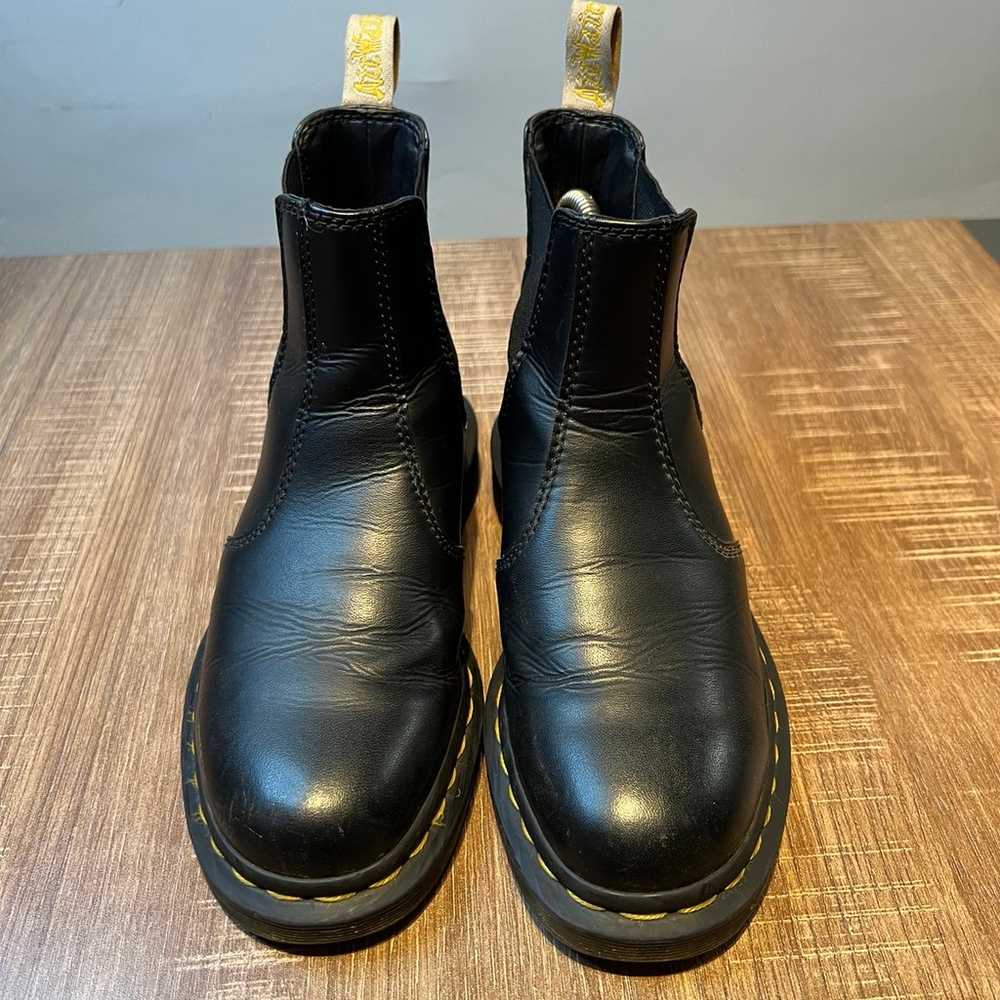 Dr Martens Vegan 2976 Women Size 6 Black Leather … - image 3