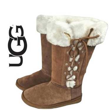 UGGs Classic Tall Suede Lace Up Boots