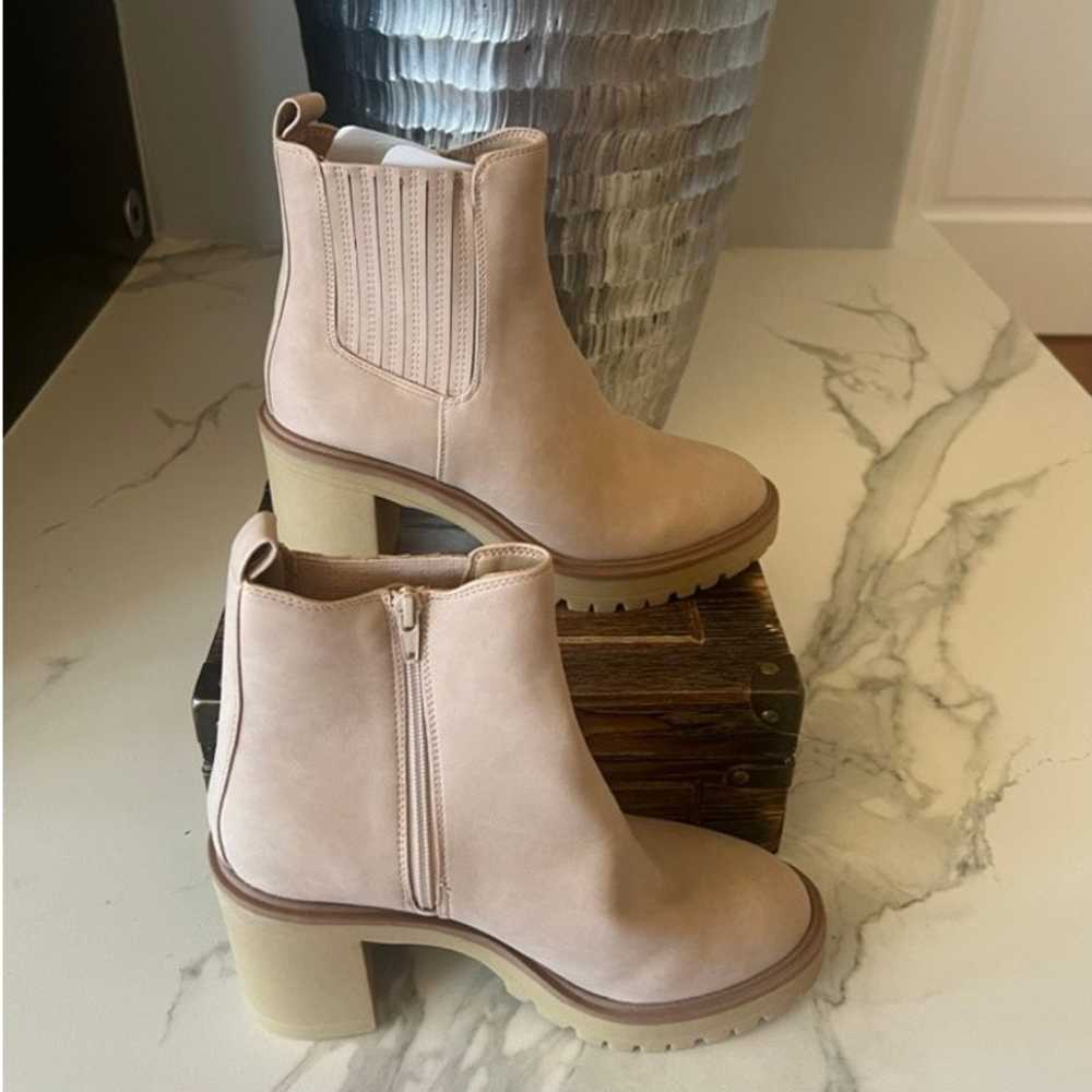 DV by Dolce Vita Juliet Lug Sole Boots in Beige - image 7