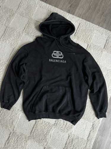 Balenciaga Balenciaga anthracite logo Hoodie