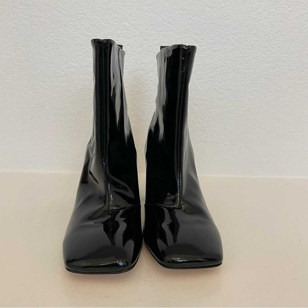 Good American Black Patent Leather Boots 9 - image 4