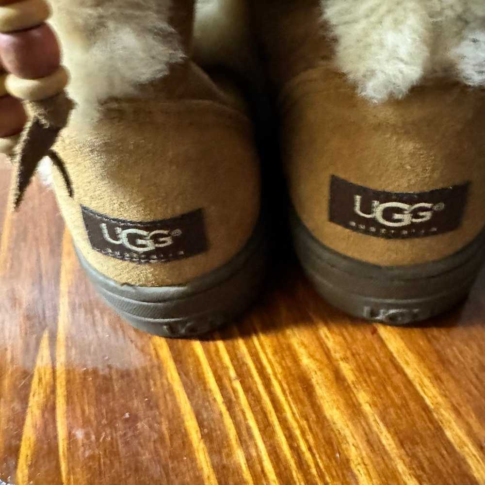 UGG NightFall 5359 Chestnut Tan Boots faux fur li… - image 4