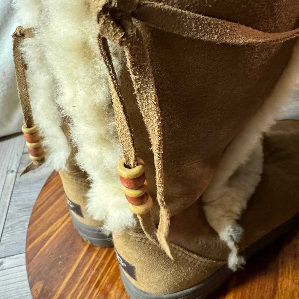 UGG NightFall 5359 Chestnut Tan Boots faux fur li… - image 5