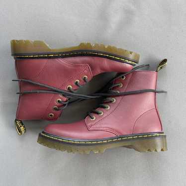 Dr martens luana cherry red best sale